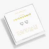 Boxed A Little 'Friendship' Earrings In Silver Plating  by Joma Jewellery