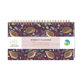 Otter House RSPB Beyond The Hedgerow Stationery - Weekly Planner - Hedgehogs Amongst Leaves