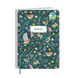 Otter House  RSPB Beyond The Hedgerow Stationery - A5 Softcover Notebook - Birds in the Garden