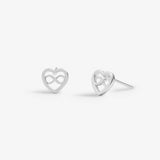 Boxed Life's A Charm 'Family' Earrings In Silver Plating Joma Jewellery