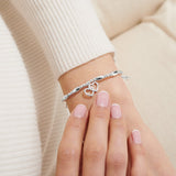 Joma Jewellery Life's A Charm 'Friendship' Bracelet In Silver Plating