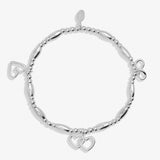 Joma Jewellery Life's A Charm 'Friendship' Bracelet In Silver Plating