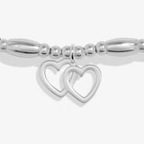 Joma Jewellery Life's A Charm 'Friendship' Bracelet In Silver Plating