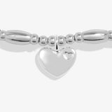 Joma Jewellery Life's A Charm 'Daughter' Bracelet In Silver Plating