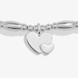 Joma Jewellery Life's A Charm 'Mum' Bracelet In Silver Plating