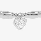 Joma Jewellery Life's A Charm 'Family' Bracelet In Silver Plating