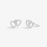 Boxed Life's A Charm 'Friendship' Earrings In Silver Plating Joma Jewellery