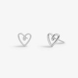 Boxed Life's A Charm 'Friendship' Earrings In Silver Plating Joma Jewellery