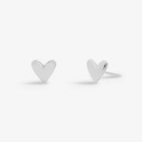 Boxed Life's A Charm 'Love' Earrings In Silver Plating Joma Jewellery