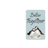 Field and Fur Gifts - PUFFIN, Fridge Magnet greetings card