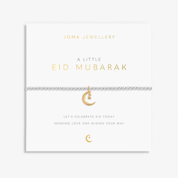 A Little  ' A Little 'Eid Mubarak' Bracelet By Joma Jewellery