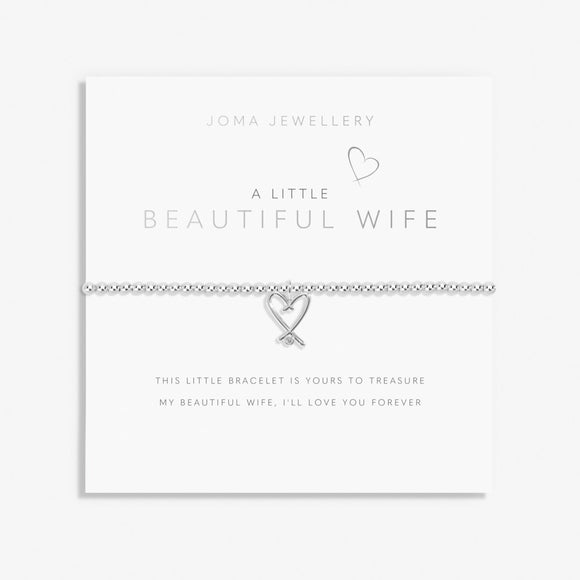 A Little 'Beautiful Wife' Bracelet' Bracelet By Joma Jewellery