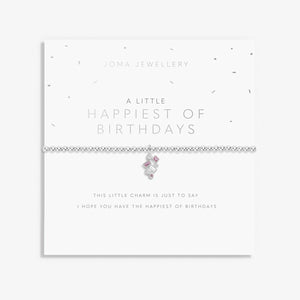 A Little 'Happiest of Birthdays' Bracelet By Joma Jewellery