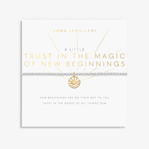 A Little 'Trust In The Magic Of New Beginnings'  Bracelet By Joma Jewellery