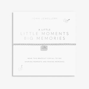 A Little 'Little Moments Big Memories' Bracelet In Silver Plating  Joma Jewellery