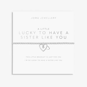 Joma Jewellery  A Little 'Lucky To Have A Sister Like You' Bracelet