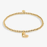 Gold A Little 'Heart Of Gold' Bracelet'  By Joma Jewellery