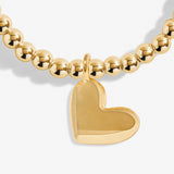 Gold A Little 'Heart Of Gold' Bracelet'  By Joma Jewellery