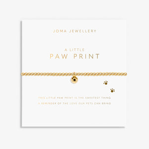 Joma Jewellery A Little Paw Print Bracelet