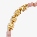 Happy Little Moments Anklet Love Love Love In Gold Plating By Joma Jewellery