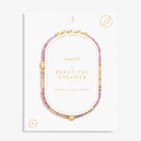 Happy Little Moments 'Beautiful Dreamer' Anklet Gold Plating By Joma Jewellery