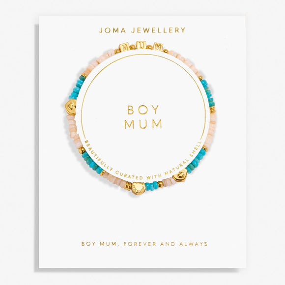 Joma Jewellery Happy Little Moments 'Boy Mum' Bracelet