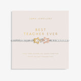 Forever Yours 'Best Teacher Ever' Bracelet By Joma Jewellery