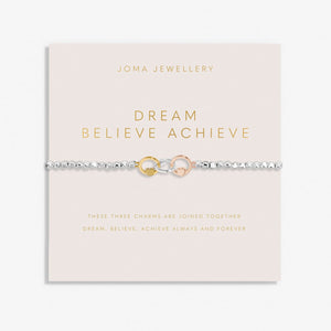 Forever Yours 'Dream Believe Achieve' Bracelet By Joma Jewellery