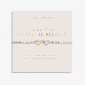 Joma Jewellery Forever Yours 'Thankful Grateful Blessed' Bracelet