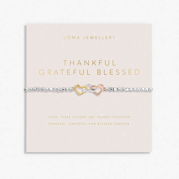 Joma Jewellery Forever Yours 'Thankful Grateful Blessed' Bracelet