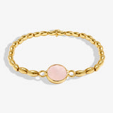 Joma Jewellery Serenity Stones Pink Quartz Bracelet