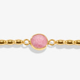 Joma Jewellery Serenity Stones Watermelon Quartz Bracelet