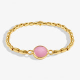 Joma Jewellery Serenity Stones Pink Jade Bracelet