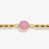 Joma Jewellery Serenity Stones Pink Jade Bracelet