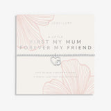 Mother's Day A Little 'First My Mum, Forever My Friend' Bracelet In Silver Plating From Joma Jewellery