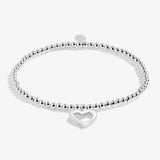 Mother's Day A Little 'Like A Mum To Me' Bracelet In Silver Plating From Joma Jewellery