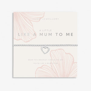 Mother's Day A Little 'Like A Mum To Me' Bracelet In Silver Plating From Joma Jewellery