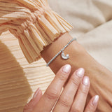 Mother's Day A Little 'Love You to the Moon & Back' Bracelet In Silver Plating From Joma Jewellery