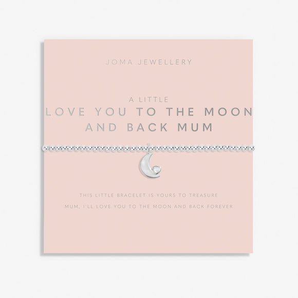 Mother's Day A Little 'Love You to the Moon & Back' Bracelet In Silver Plating From Joma Jewellery