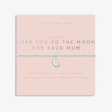 Mother's Day A Little 'Love You to the Moon & Back' Bracelet In Silver Plating From Joma Jewellery