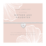 Mother's Day A Little 'Mother and Daughter ' Bracelet In Silver Plating From Joma Jewellery