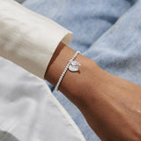 Mother's Day A Little 'Mums are Angels in Disguise ' Bracelet In Silver Plating From Joma Jewellery