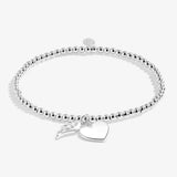 Mother's Day A Little 'Mums are Angels in Disguise ' Bracelet In Silver Plating From Joma Jewellery