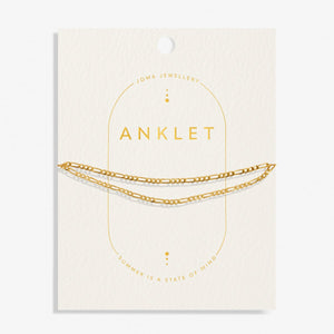 Anklet Double Figaro By Joma Jewellery