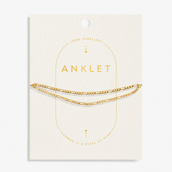 Anklet Double Figaro By Joma Jewellery