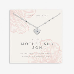 Mother's Day A Little 'Mother and Son ' Necklace  In Silver Plating From Joma Jewellery