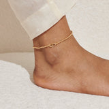 Anklet Linked Heart By Joma Jewellery