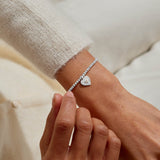 A Little 'Positivity' Bracelet In Silver Plating  By Joma Jewellery