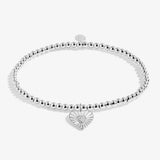 A Little 'Positivity' Bracelet In Silver Plating  By Joma Jewellery