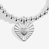 A Little 'Positivity' Bracelet In Silver Plating  By Joma Jewellery